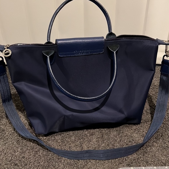 Longchamp Le Pliage Tote Bag in Navy Blue - Picture 4 of 5